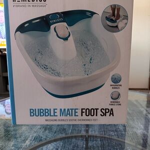 Homedics Aqua and White Foot Spa